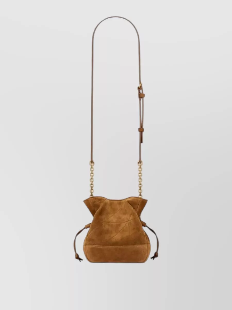 Saint Laurent suede bucket bag