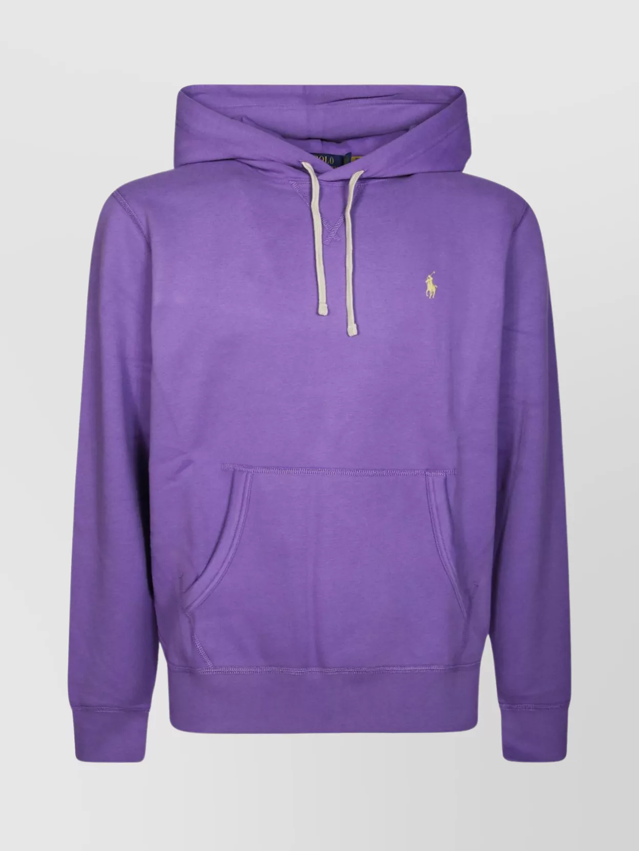 Polo Ralph Lauren Hooded Sweatshirt With Drawstring And Kangaroo Pocket In Purple