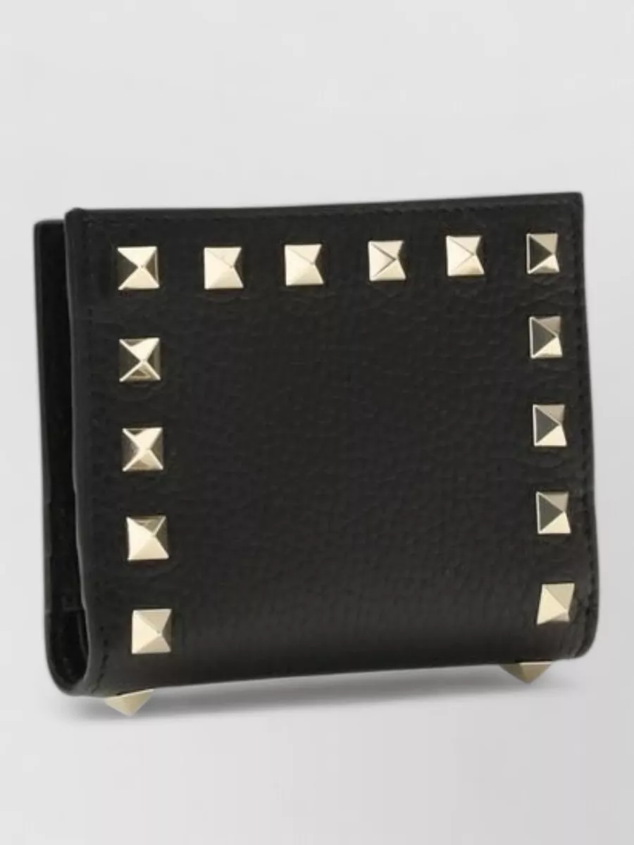 Valentino Garavani Rockstud Spike Lamb Leather Clutch Bag