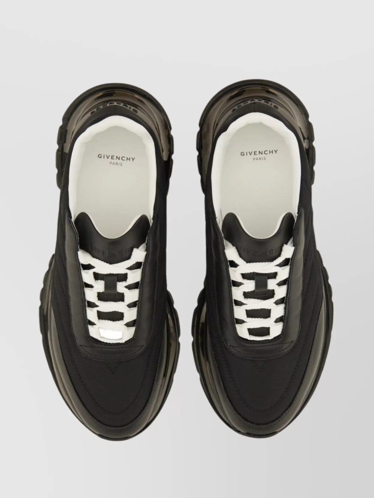 Givenchy Lace-Up Quilted Rubber Sole Shoes