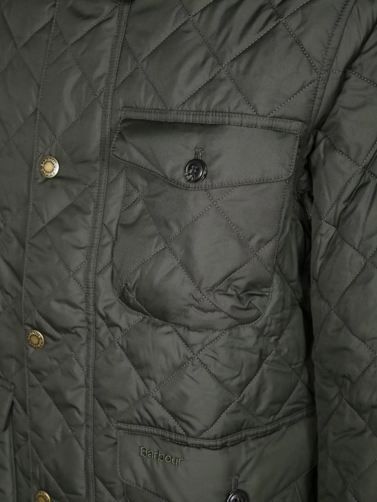 Barbour Hornby Quilted Jacket Pockets