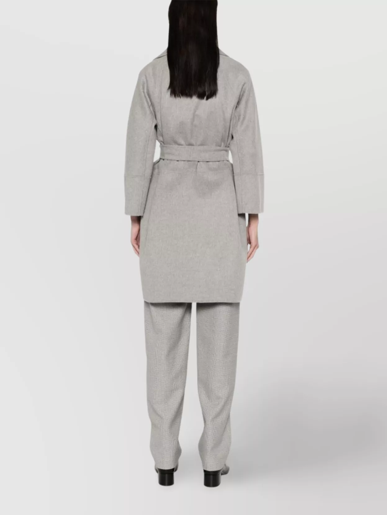 Shop 's Max Mara Coat Wool Belted Waist