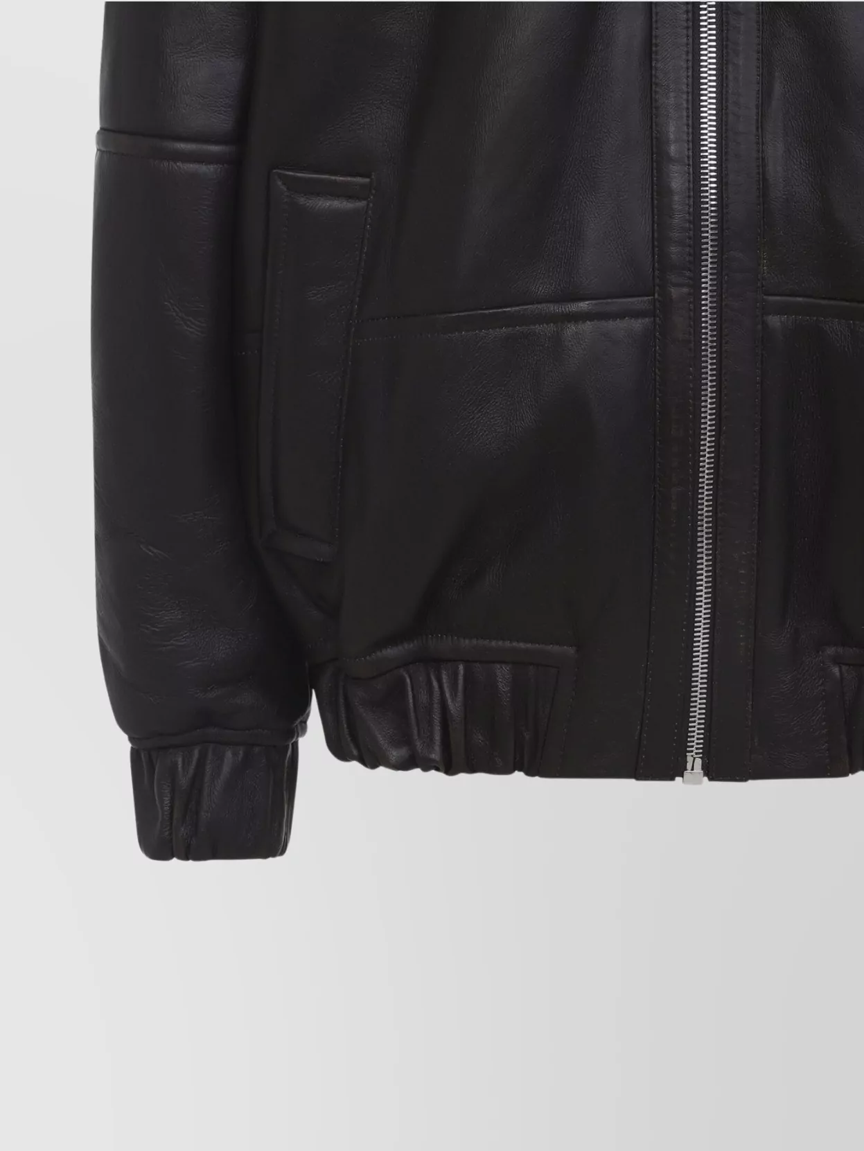 Jacquemus Bomber Jacket With Shearling Collar And Pockets