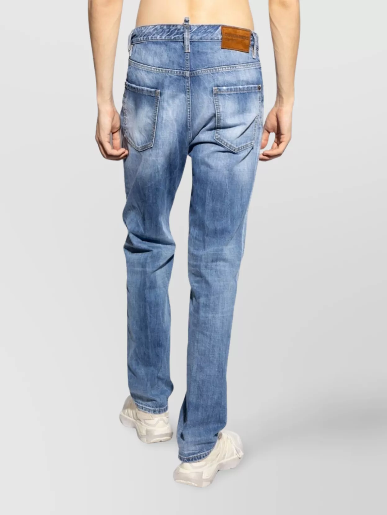 Dsquared2 Five-Pocket Trousers Featuring Distressed Finish