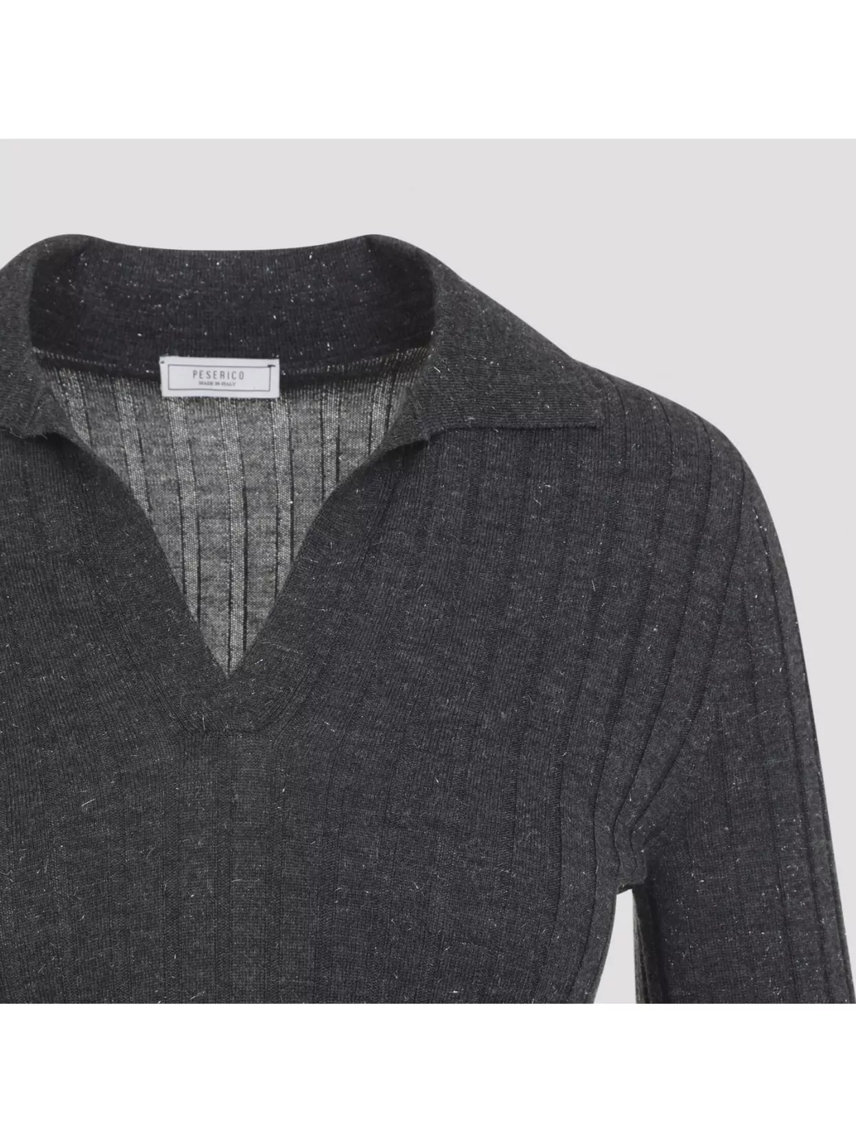 Peserico Long Sleeve Fitted Knitwear Lurex