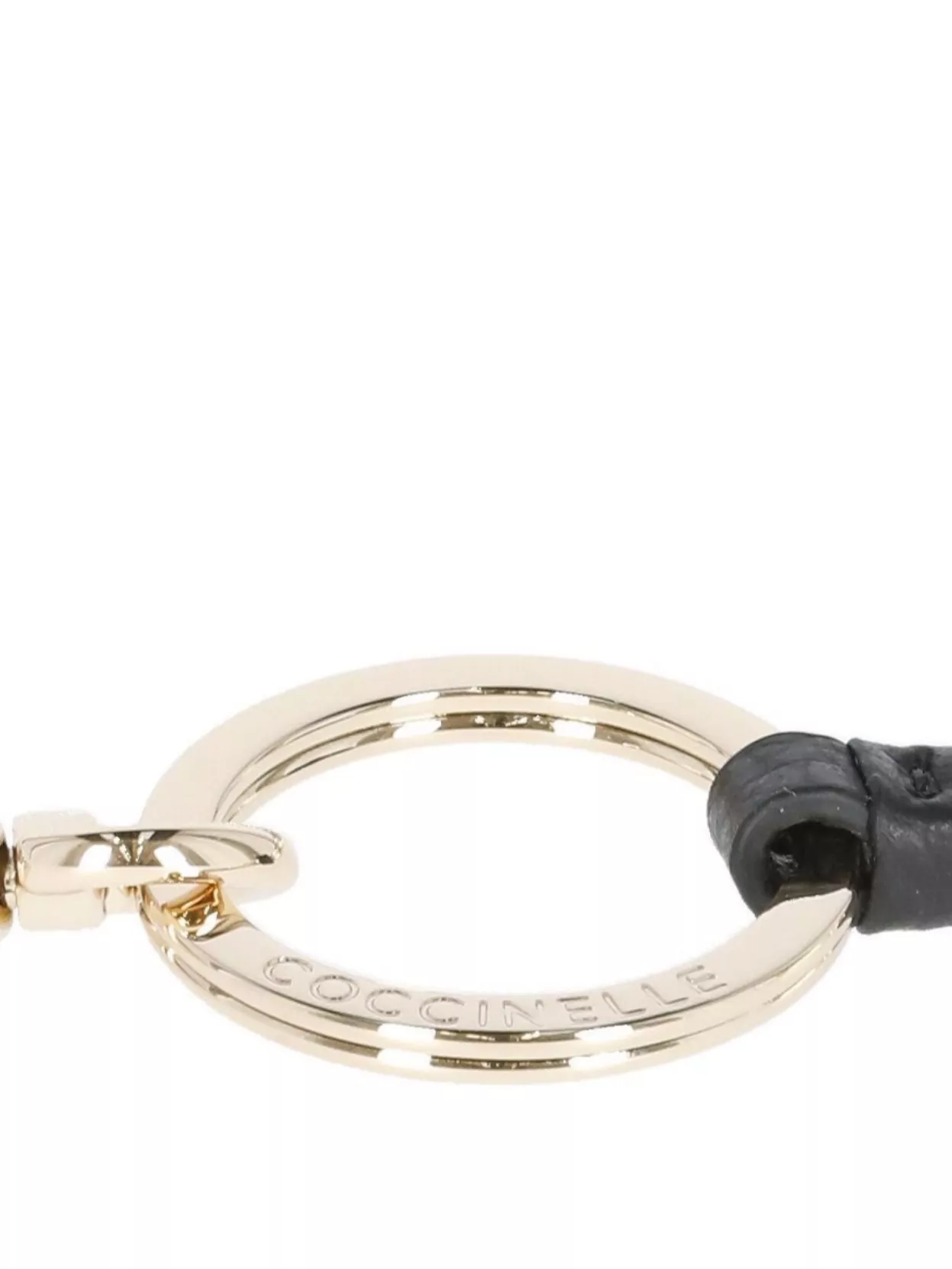 Coccinelle House Charm Keychain Metal Detail
