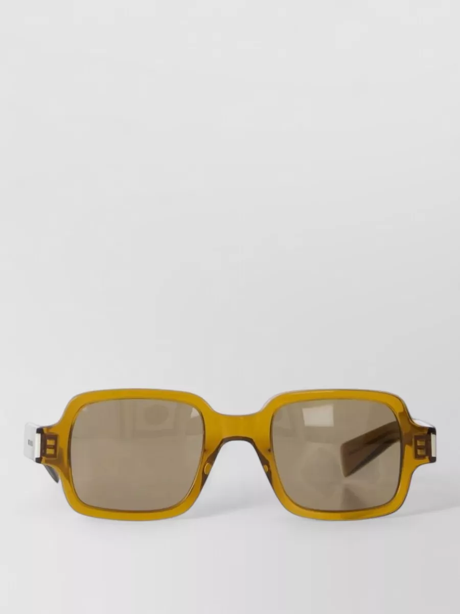 Saint Laurent acetate rectangular sunglasses
