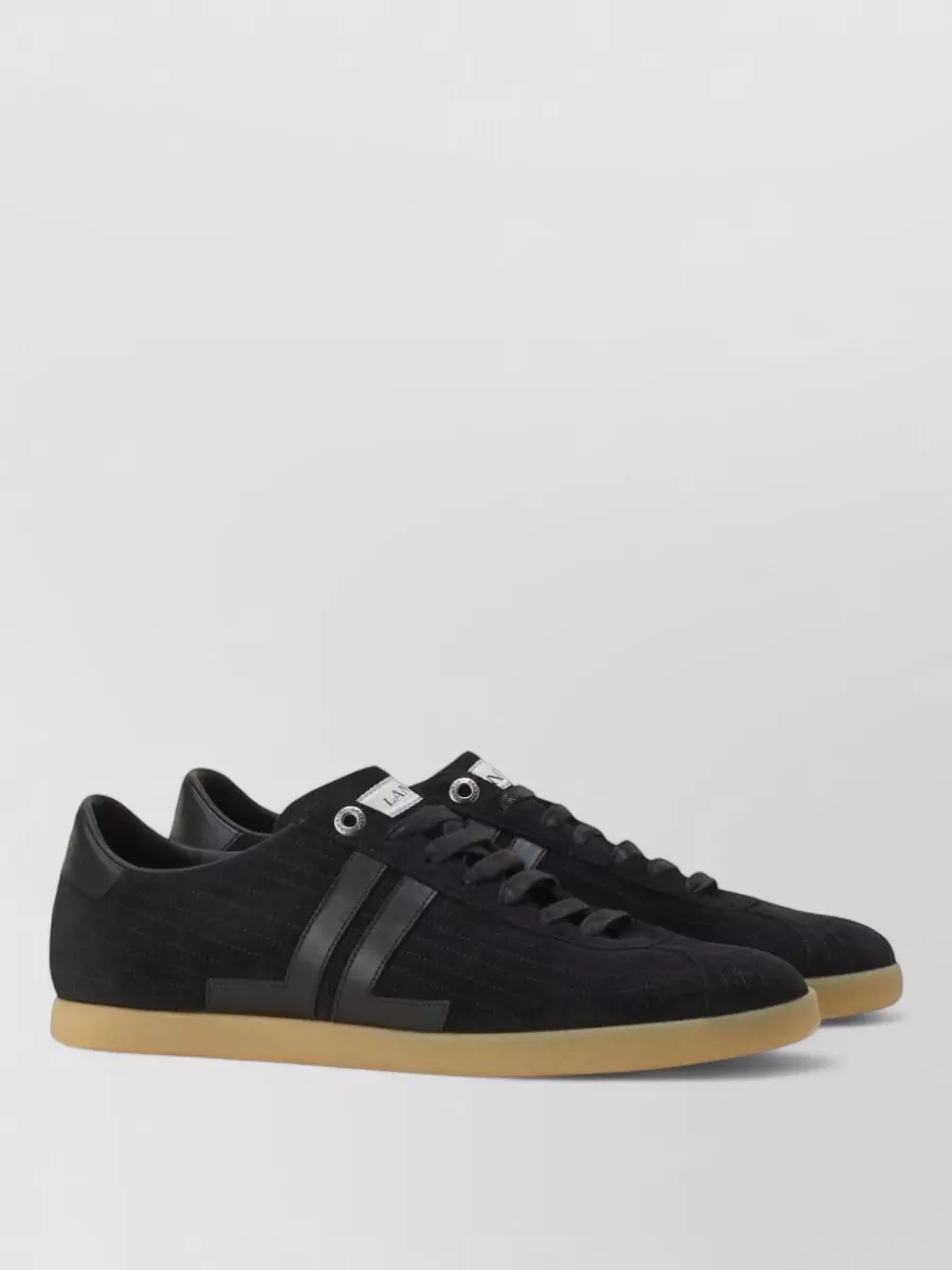 Lanvin leather low-top sneakers