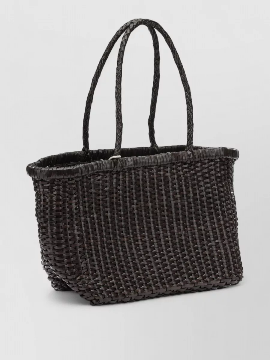Dragon Diffusion Grace Basket Small Leather Shoulder Bag