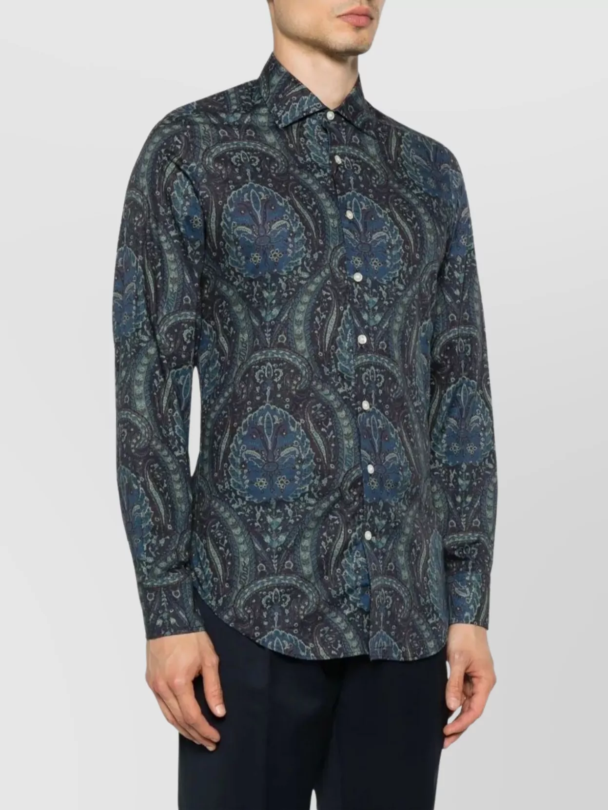 Etro Slim Fit Button-Down Collar Shirt