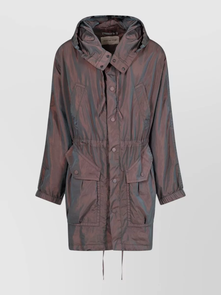 Dries Van Noten Hooded parka jacket