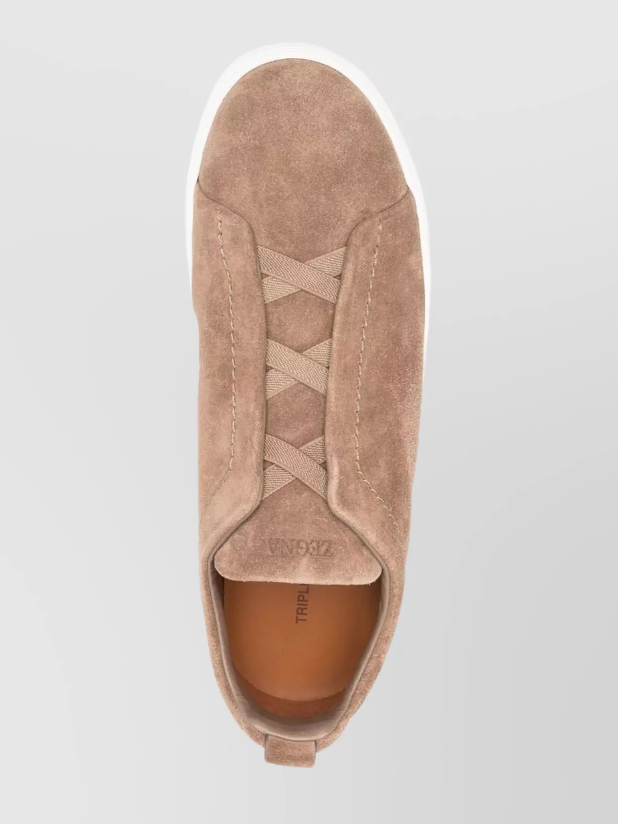 Zegna Suede Trainers Low-Top Rubber Sole