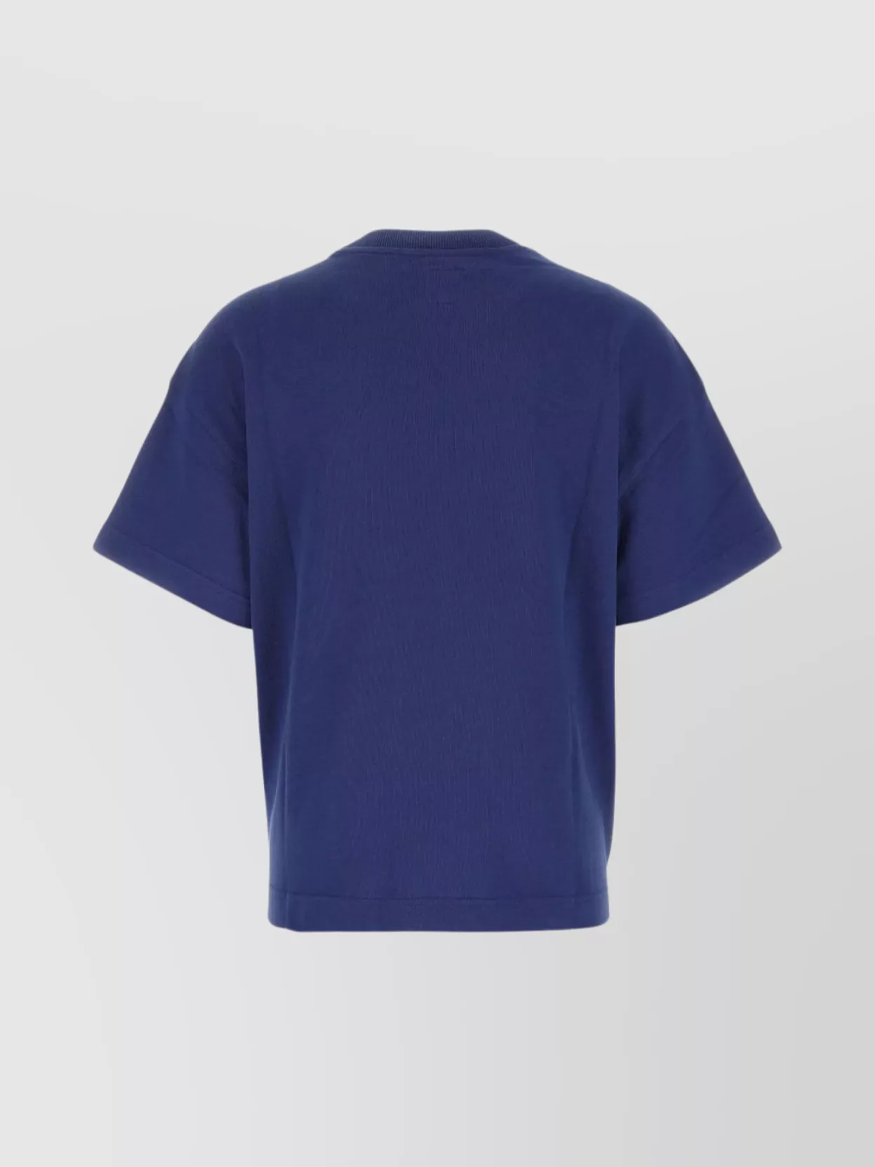 Emporio Armani Cropped Graphic Print Oversize Cotton Top