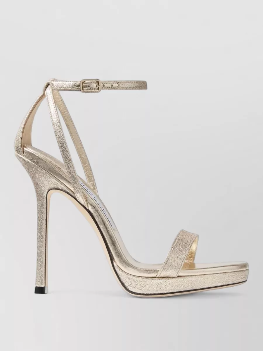 Jimmy Choo Leather Platform Sandals