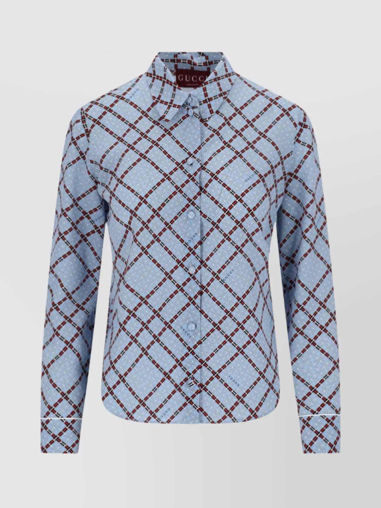 Gucci Printed Sleeve Detail Top