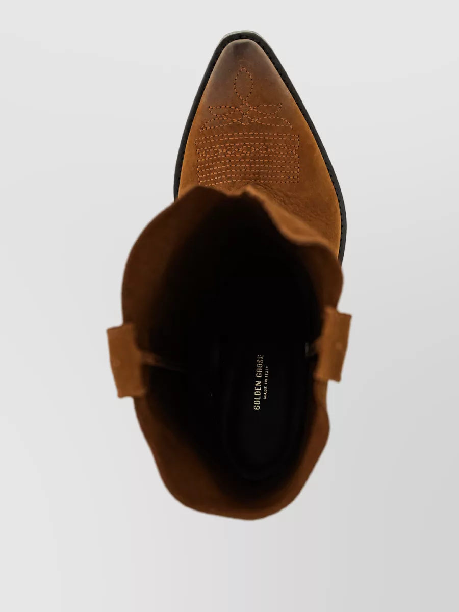 Golden Goose Leather Western Boots