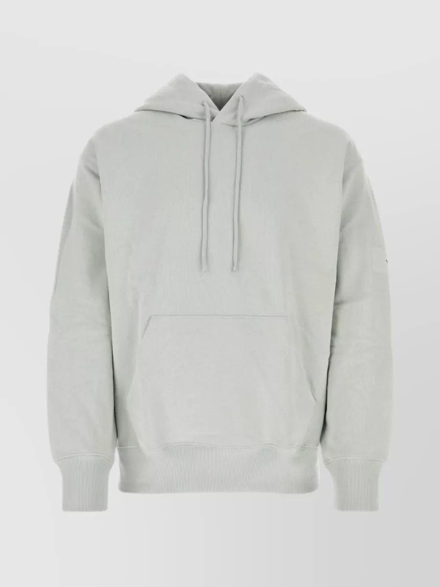 Shop Y3 Yamamoto Stretch Fabric Cotton Sweatshirt In Grey