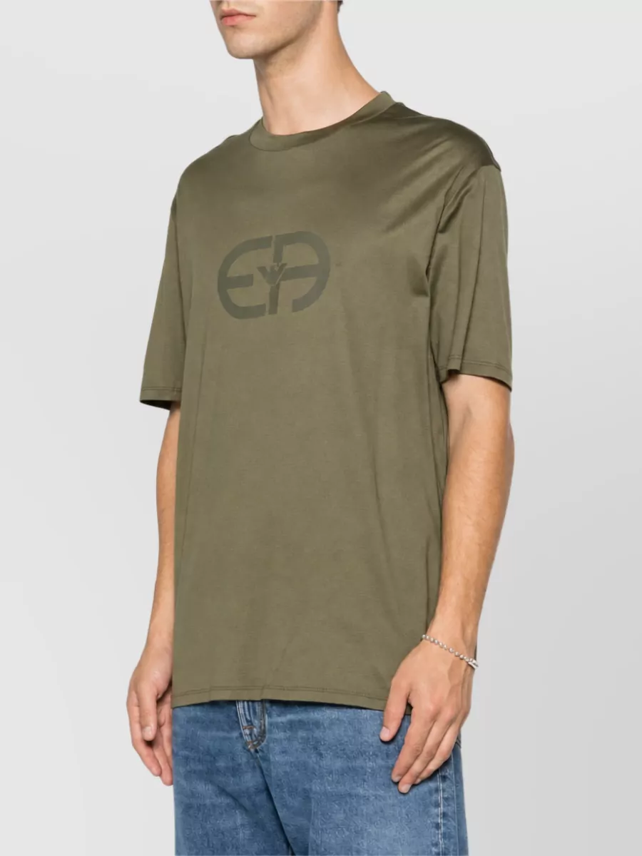 Emporio Armani Logo Print Short-Sleeve T-Shirt