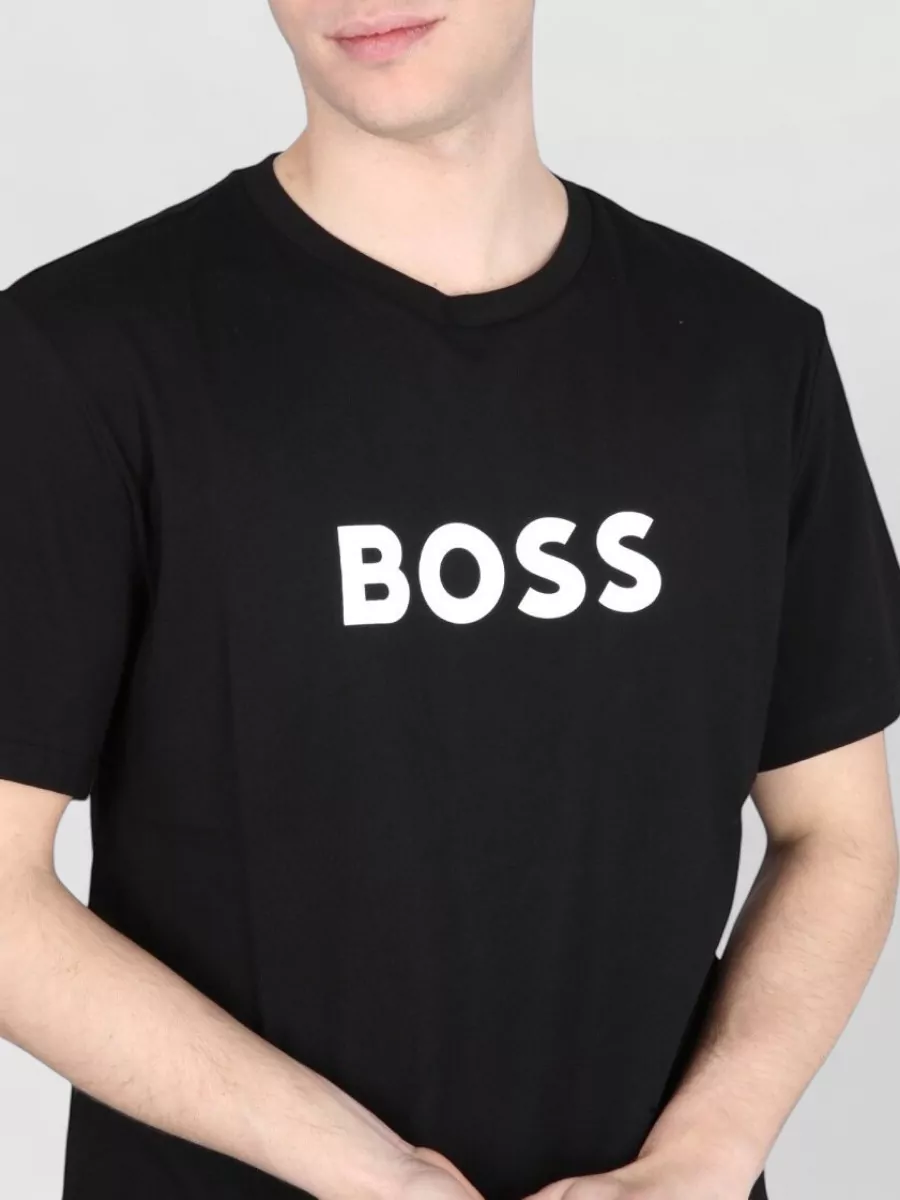 Boss Regular-Fit Cotton Crew-Neck T-Shirt