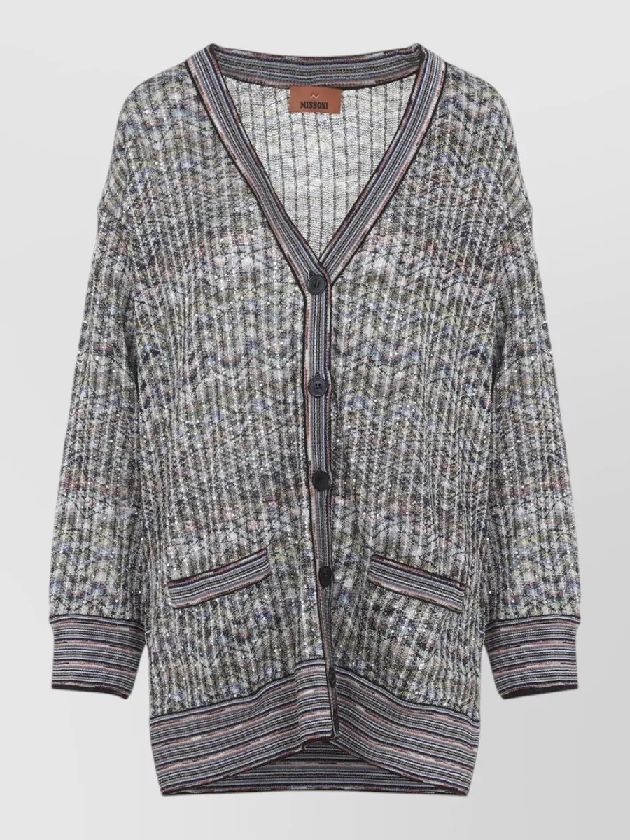 Missoni patterned maxi cardigan