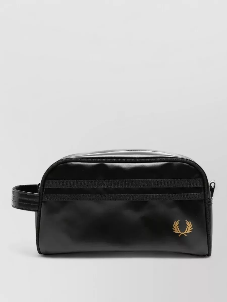 Fred Perry Tonal Coated Poly Wash Bag Wrist Strap