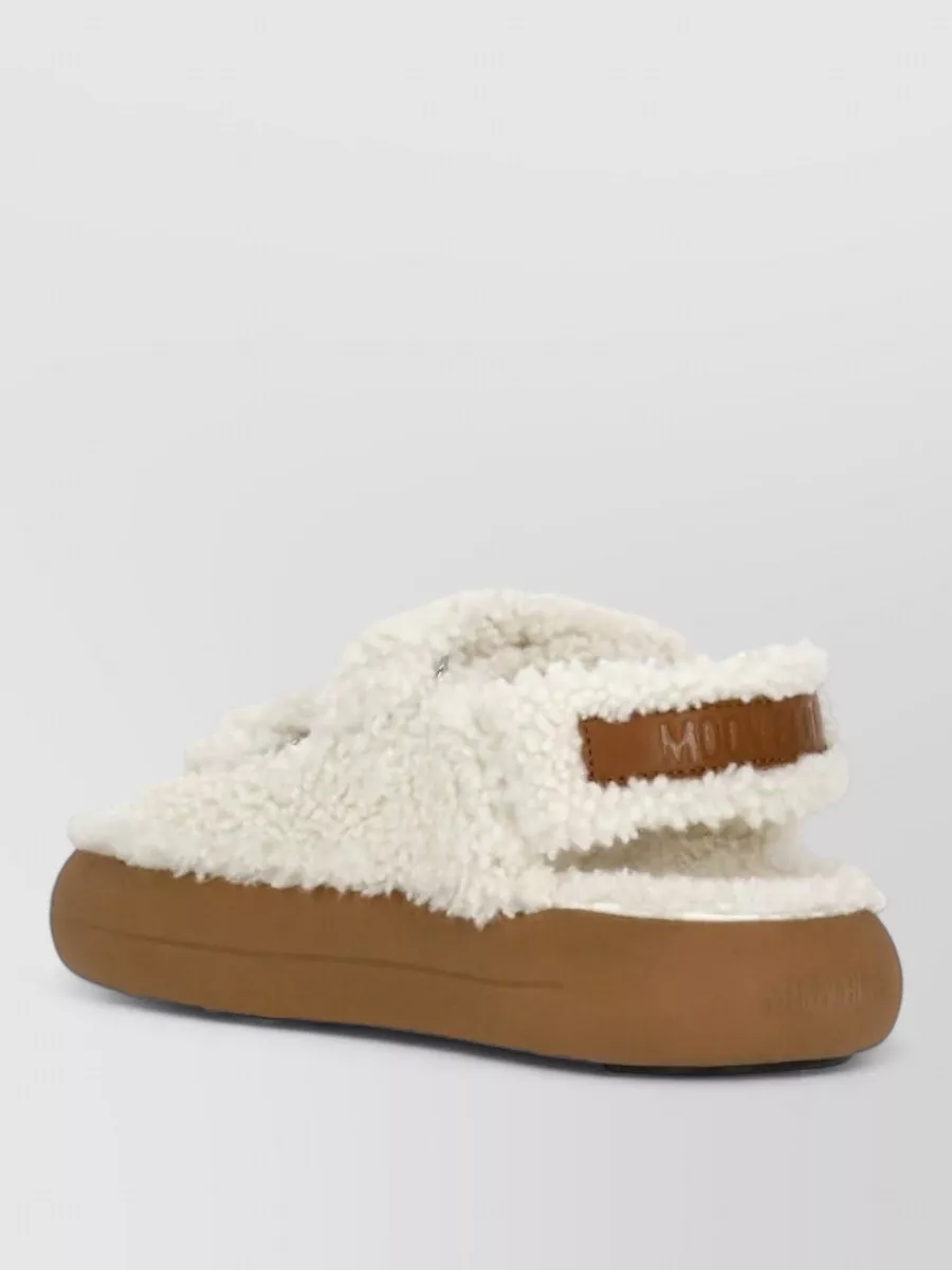 Moon Boot Shearling Sandals