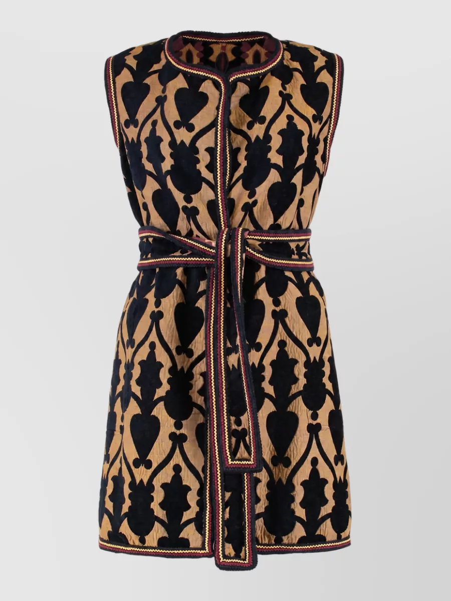 Etro reversible chenille jacquard mini dress