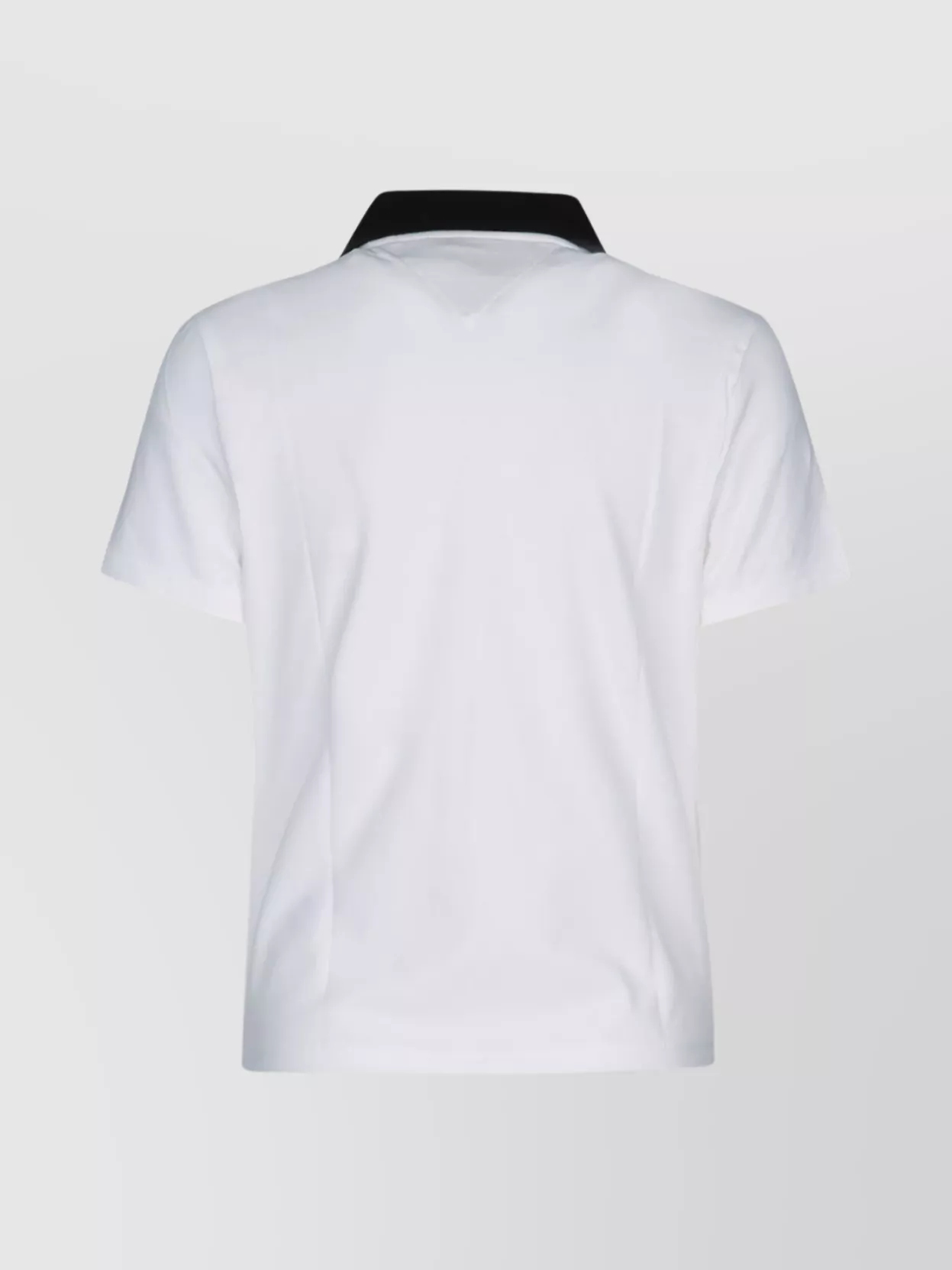 Tommy Hilfiger Collar Contrast Short Sleeves Polo In White