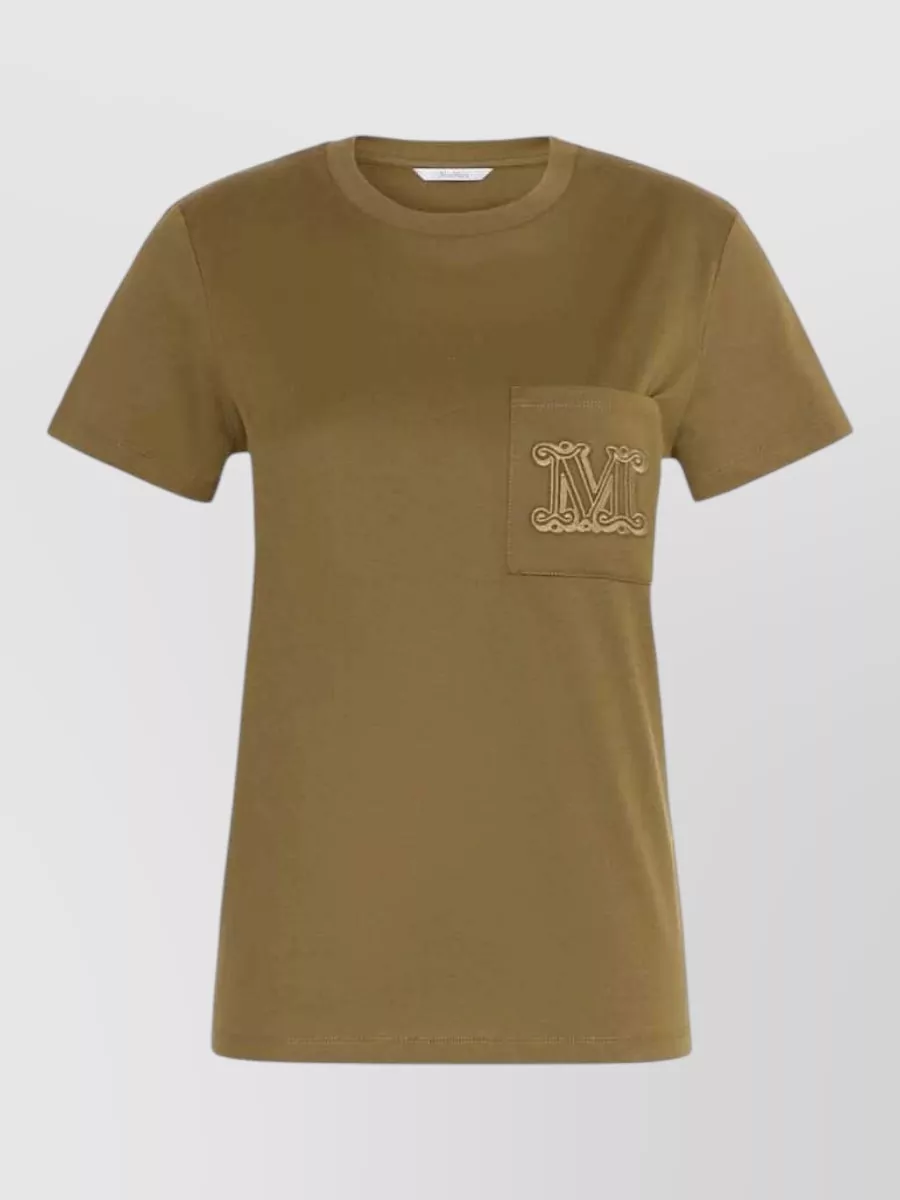 Max Mara papaia regular fit crew neck top