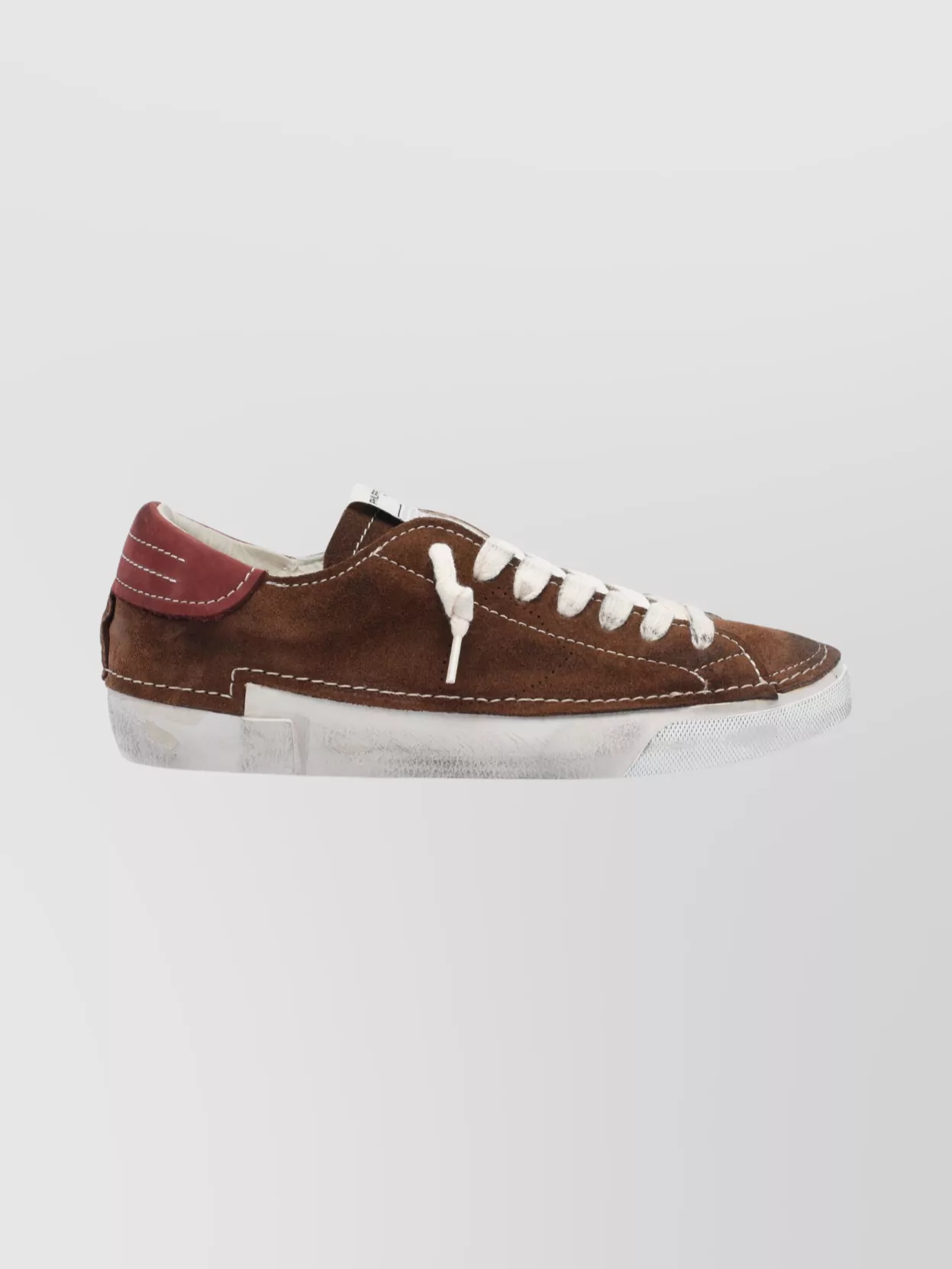 Philippe Model Casual Low Top Sneakers With Contrast Stitching