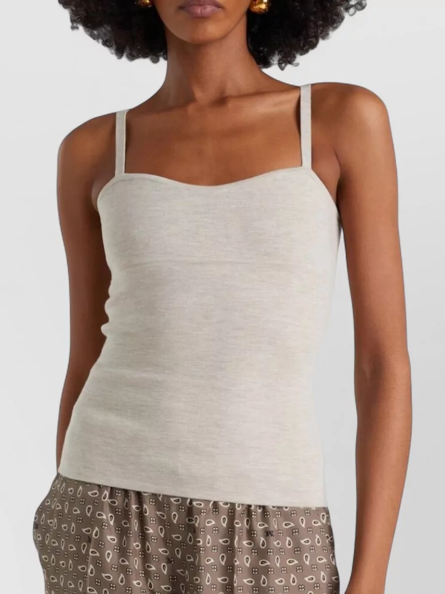 Max Mara Wool Knit Tank Top