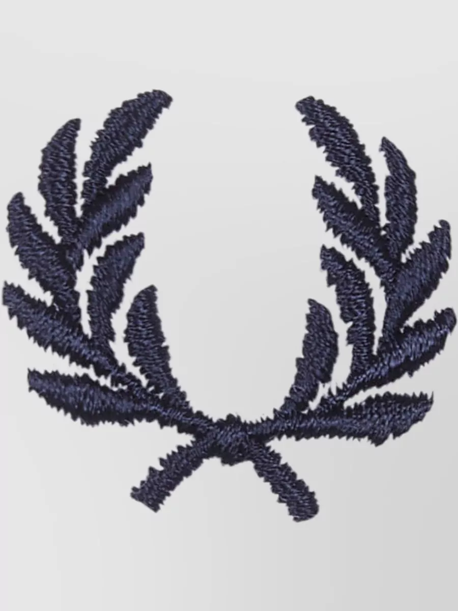 Fred Perry Logo Long Sleeve Polo Collar Shirt