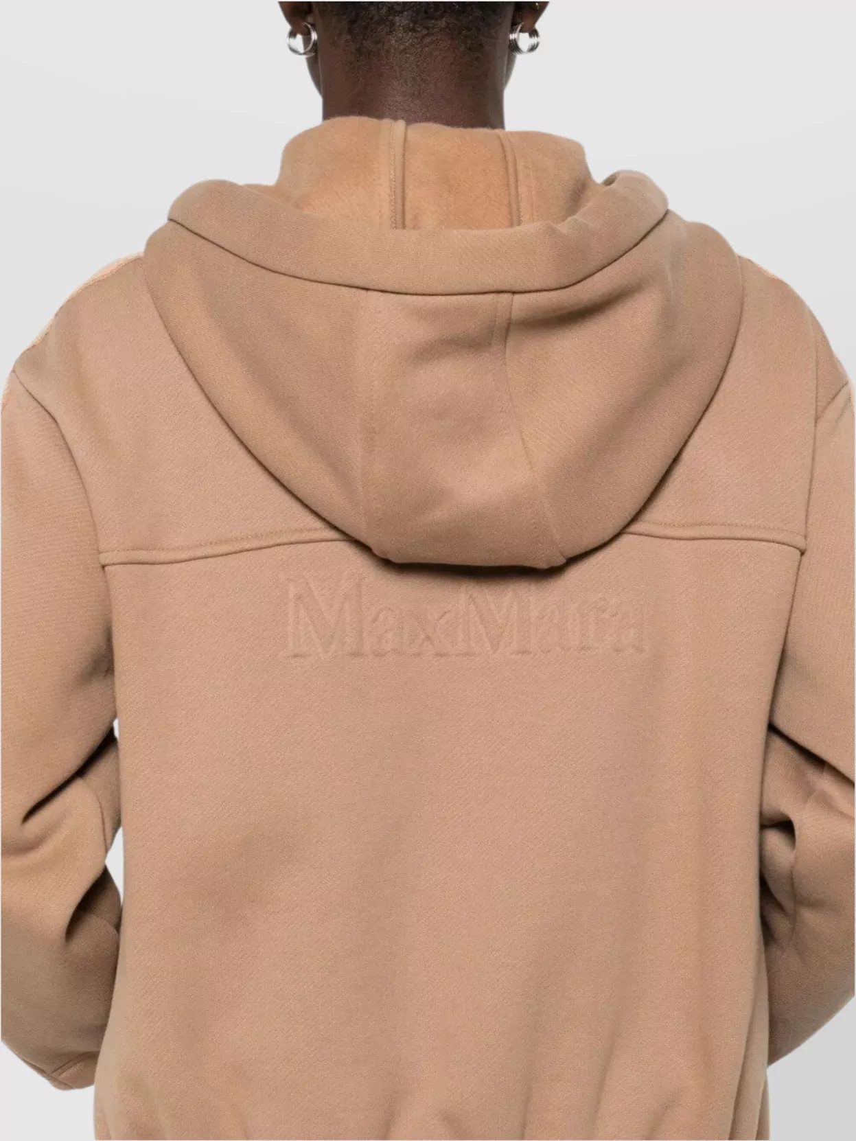 Max Mara Hooded Long Sleeve Sweatshirt And Pockets