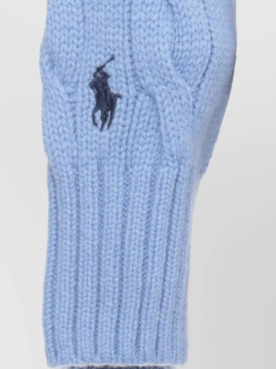 Ralph Lauren Cashmere Wool Ribbed High Neck Jumper