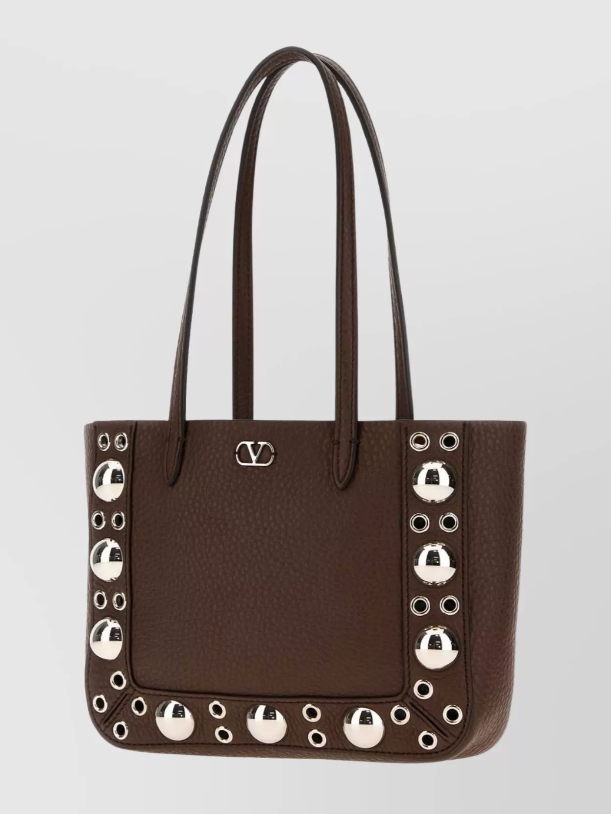 Valentino Nellcôte Handbag With Double Handles And Studs