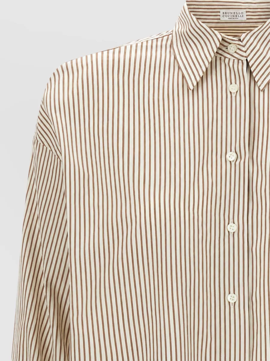 Brunello Cucinelli Striped Cotton Shirt