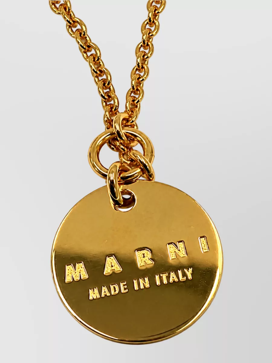 Marni brass necklace