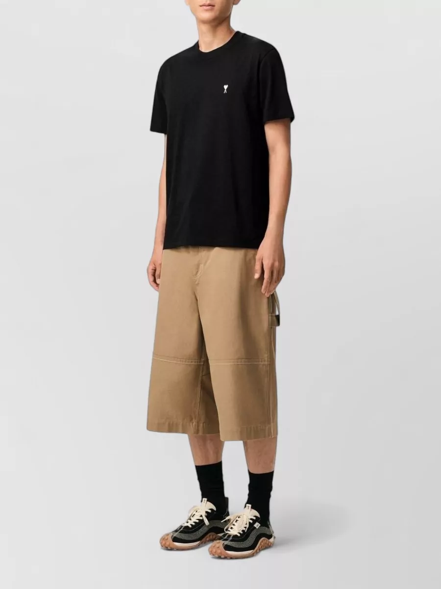 Ami Paris Ami De Coeur Cotton Crew Neck T-Shirt