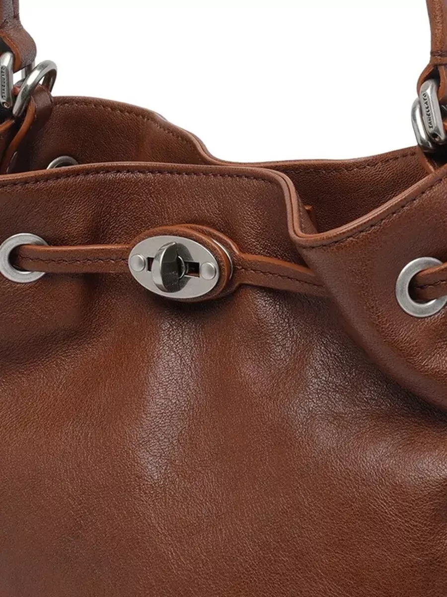 Zanellato Leather Bucket Bag
