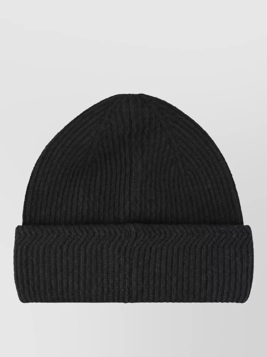 Moncler Cashmere-Blend Ribbed Beanie