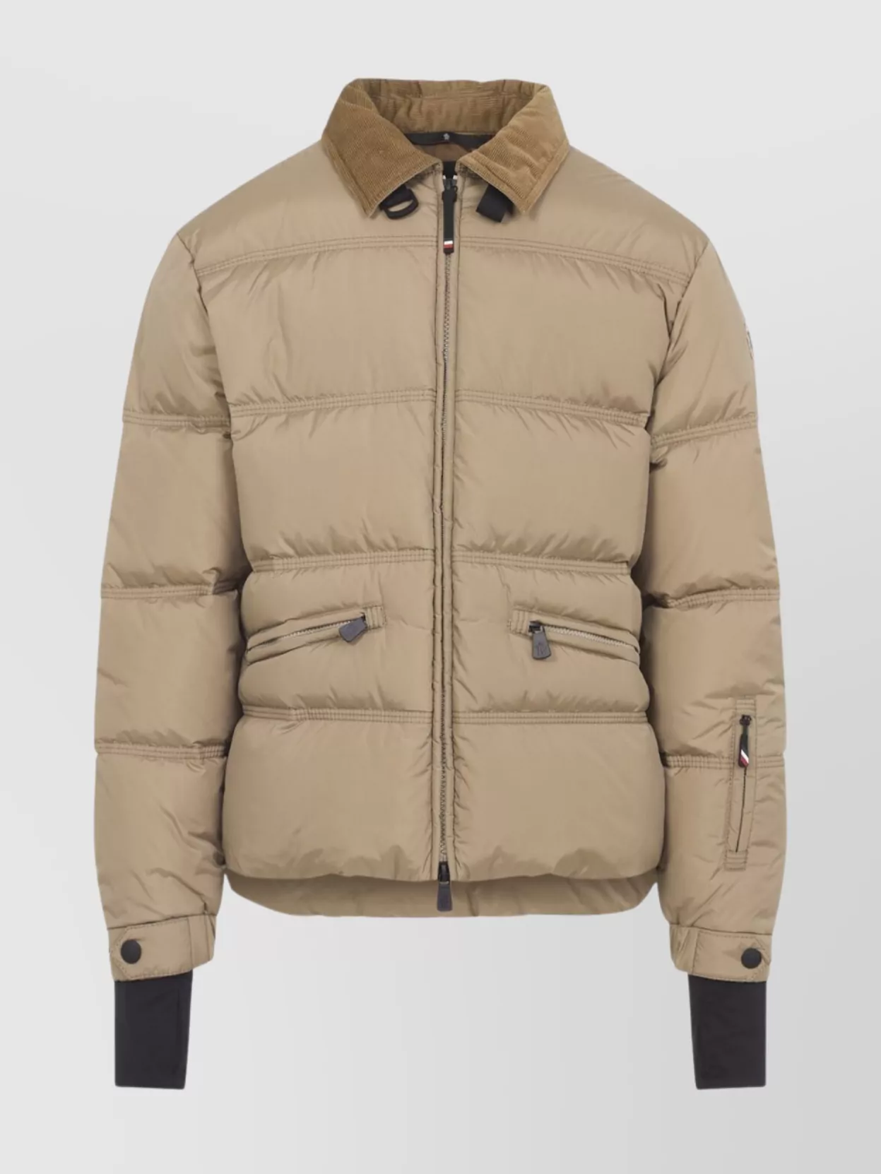 Moncler Grenoble High Collar Quilted Jacket Pockets