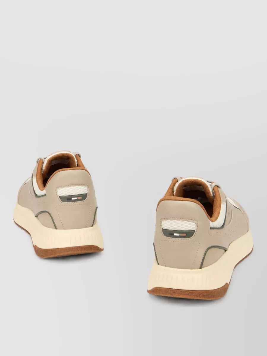 Boss Calfskin Low-Top Sneakers