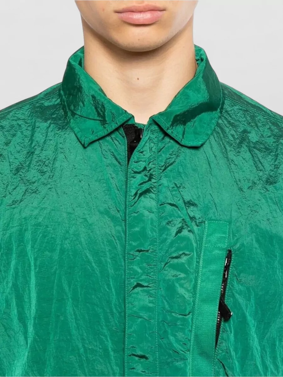 Stone Island Nylon Short-Sleeve Overshirt