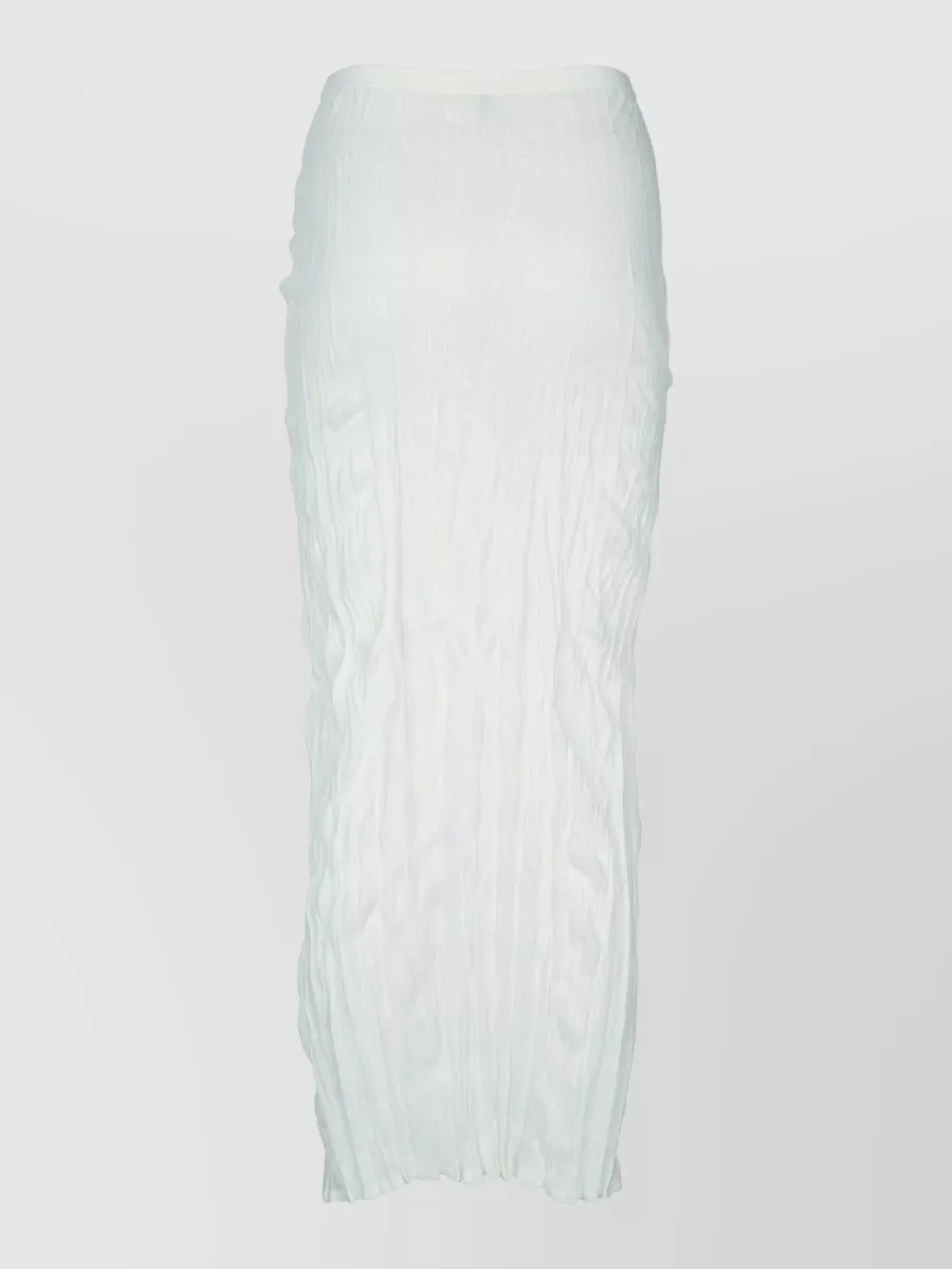 Totême crinkled knit midi skirt