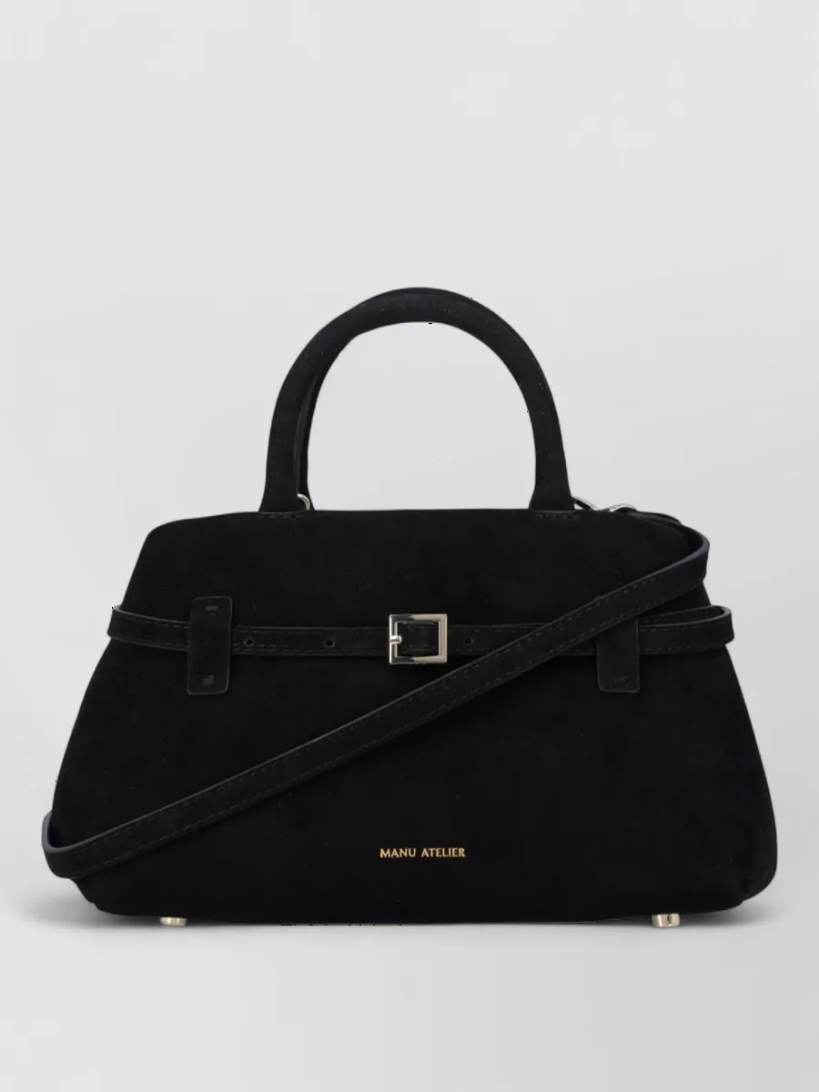 Manu Atelier Leather shoulder bag