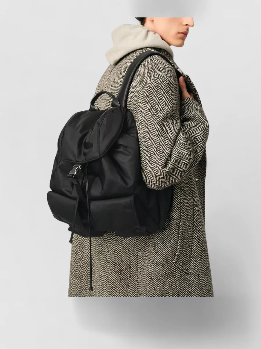 Ami Paris nylon backpack