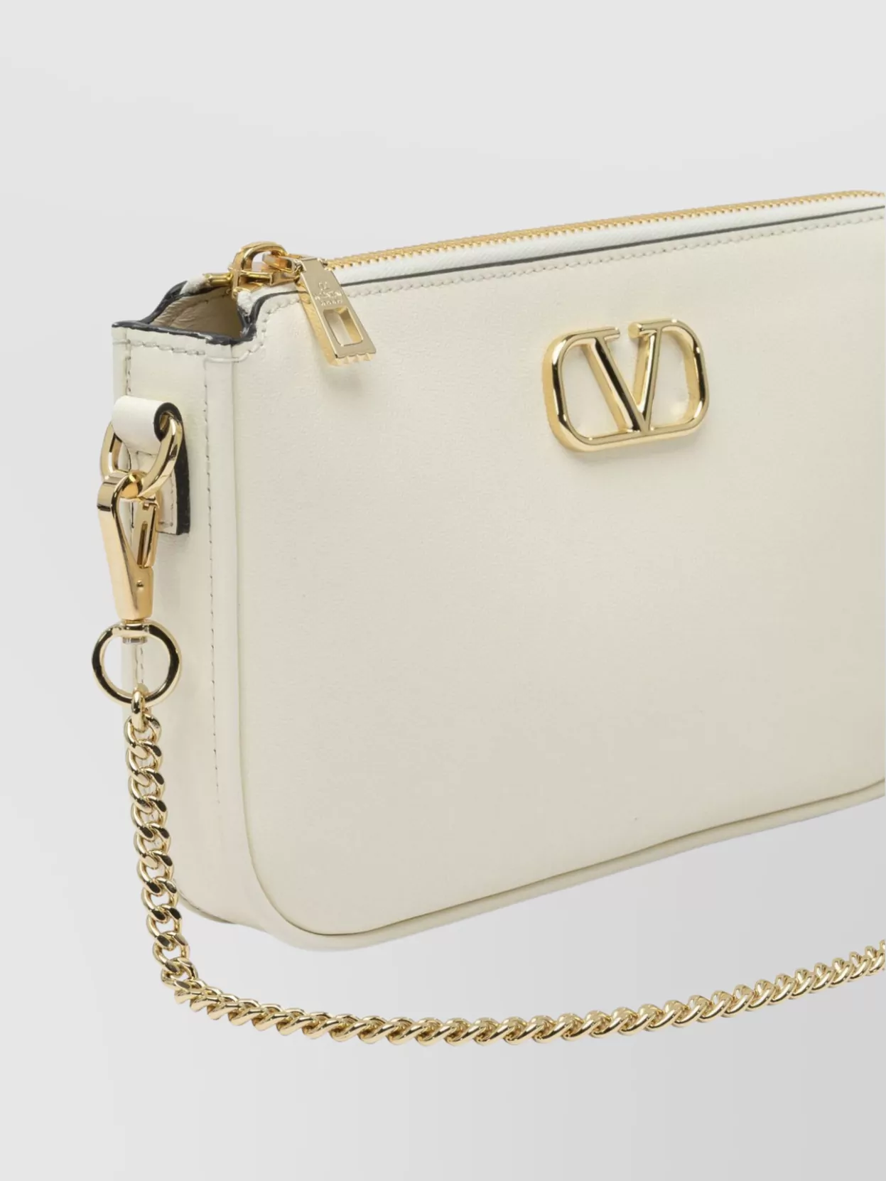 Valentino Garavani Chain Strap Detachable Shoulder Bags Gold-Tone Hardware