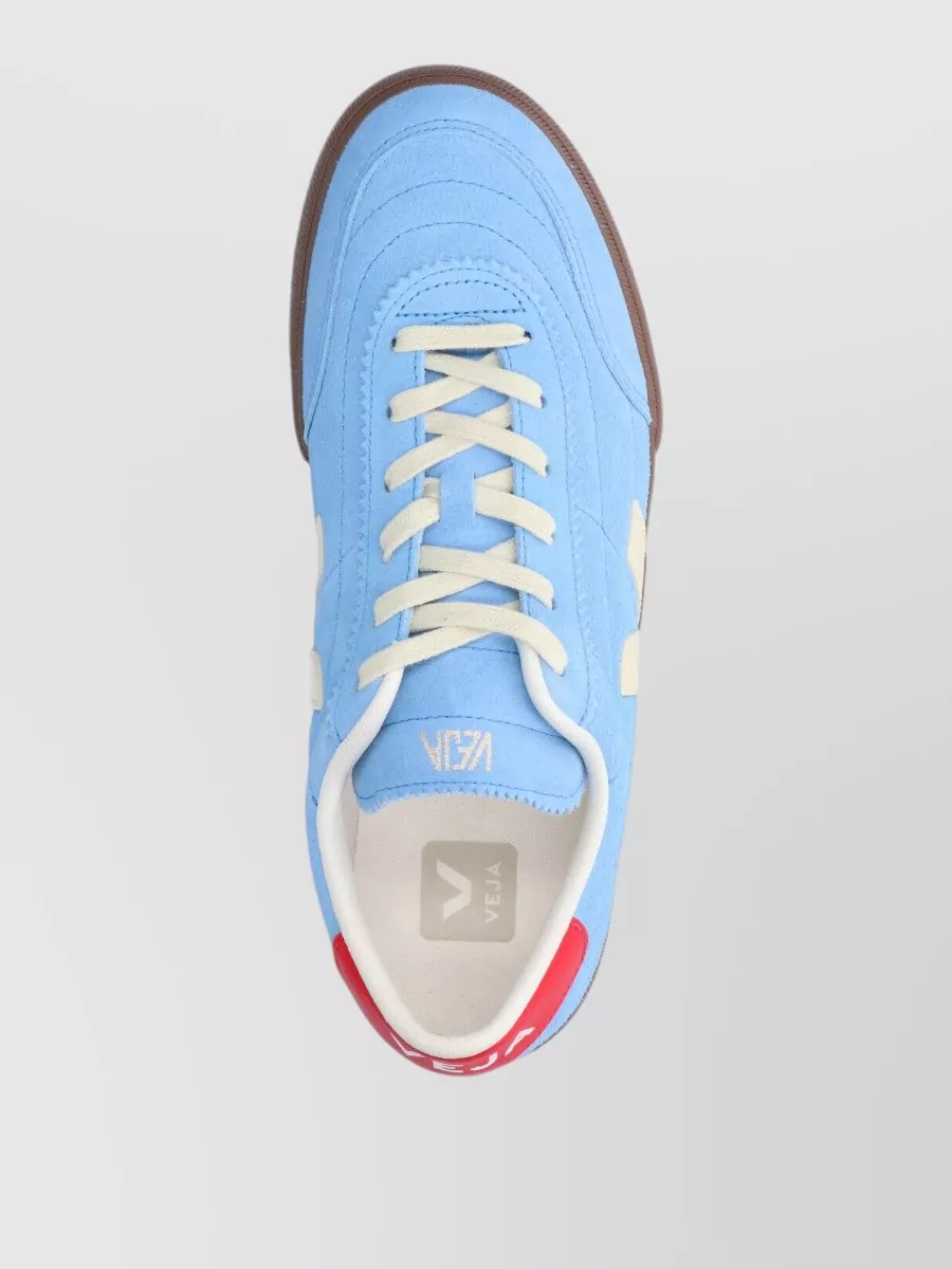 Veja Suede Leather Low-Top Sneakers