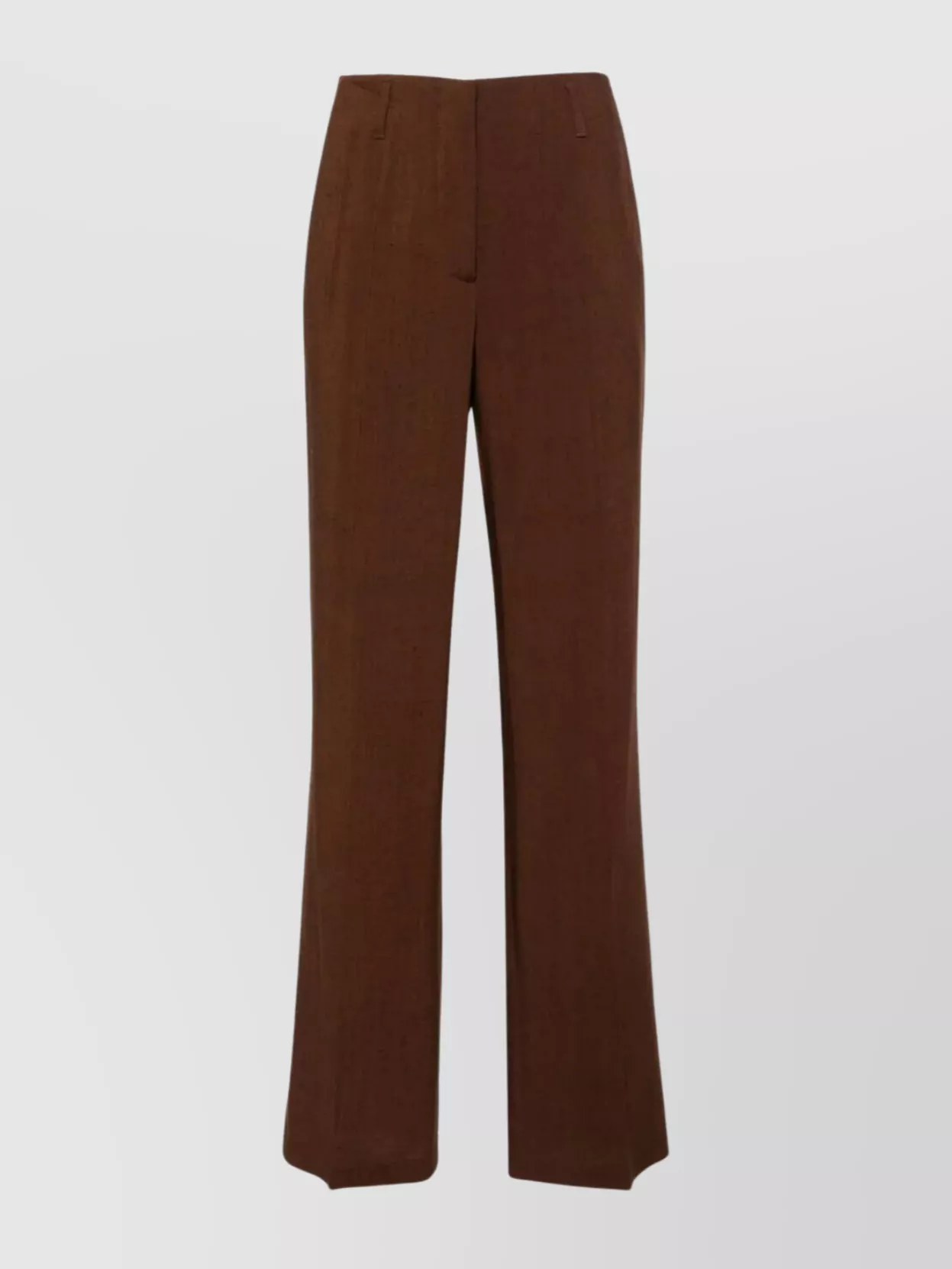 Dries Van Noten Wide Leg Trousers Pockets In Brown