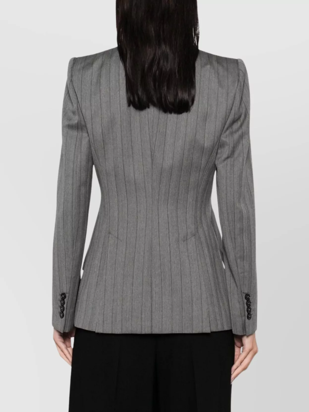 Alexander Mcqueen Tailored Jacket Padded Shoulders